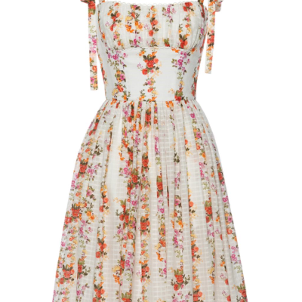 Lena Hoschek Teatime Cotton Midi Dress